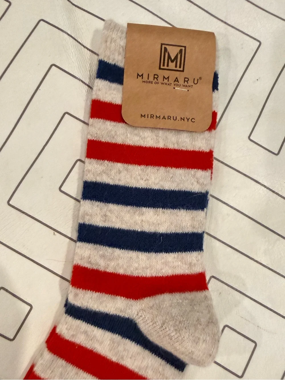 NWT Mirmaru Striped Socks